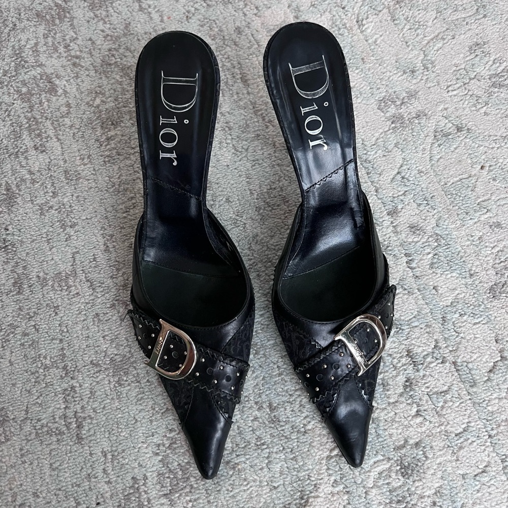 🌸🌸SOLD🌸🌸Christian Dior Vintage Mules - Galliano Era Made In Italy